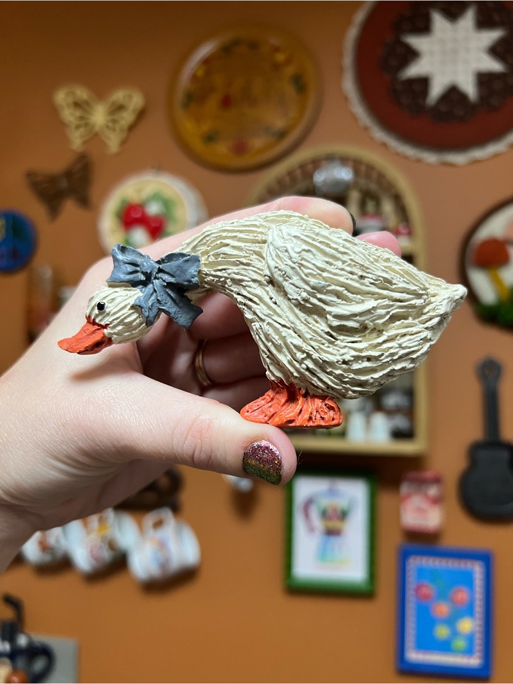 Vintage Cottagecore Goose Decor